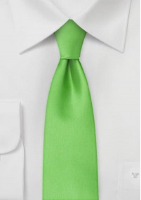 Cravatta in microfibra monocromatica verde