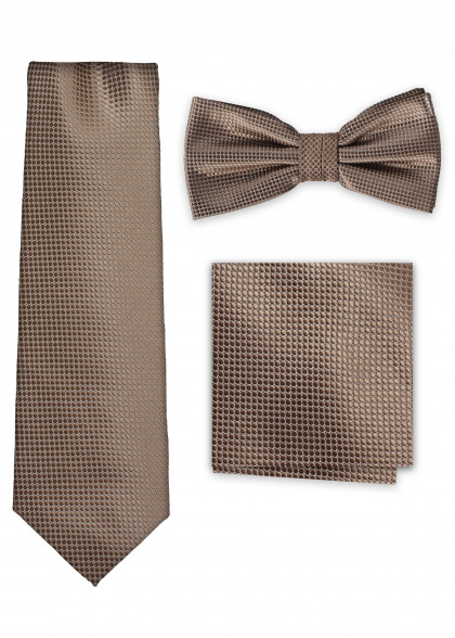 Set Cravatta-Papillon aus dem gleichen Stoff und Farbe