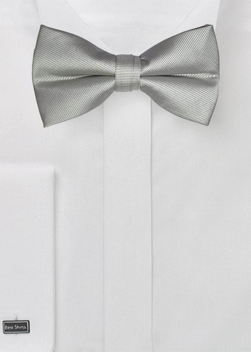 Papillon da uomo grigio chiaro