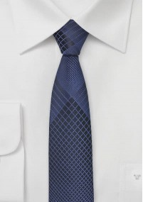 Cravatta stretta blu regale