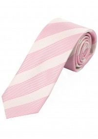 Cravatta struttura a righe rosa