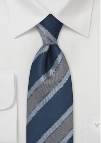 Cravatta business righe blu