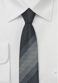 Cravatta XXL nero grigie