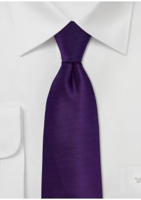 Cravatta con struttura sottile in viola