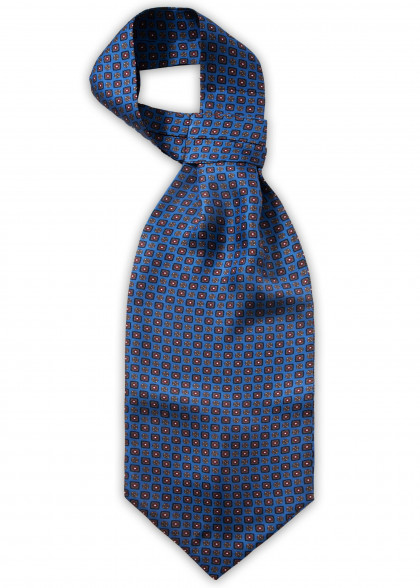 Ascot aus dem gleichen Stoff und Farbe