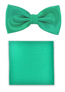 Set di papillon da uomo verde pastello