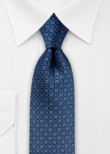 Cravatta da uomo in seta blu