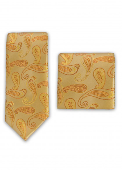 Set di cravatte aus dem gleichen Stoff und Farbe