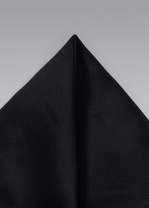 Elegante pochette da taschino in nero...