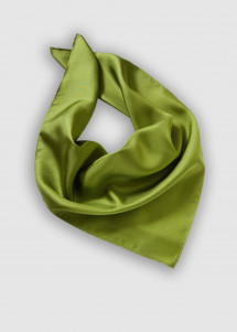 Sciarpa da donna in seta marrone verde...