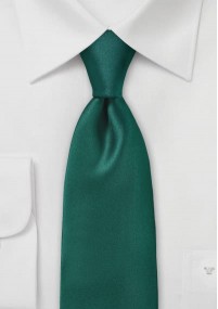 Cravatta verde tinta unita