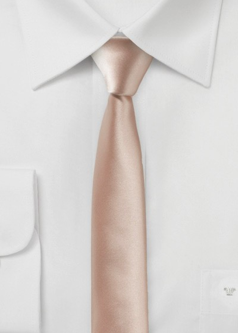 Cravatta extra slim rosé