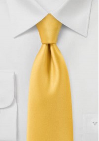 Cravatta giallo oro