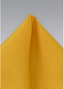 Pochette da taschino in microfibra giallo oro