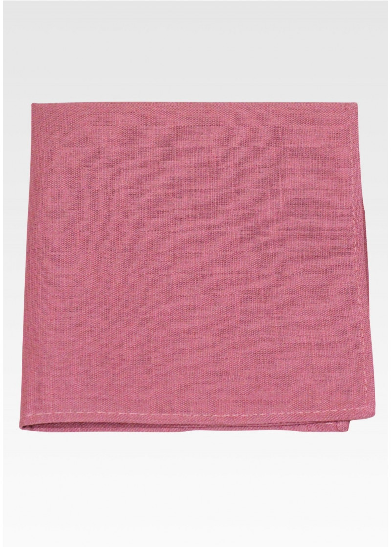 Fazzoletto da taschino in 100% lino (rosso