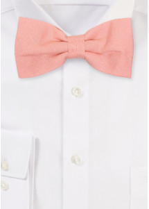 Papillon da uomo in 100% lino (salmone)