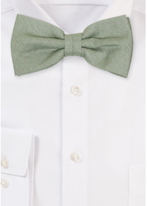 Papillon da uomo in 100% lino (verde lime...