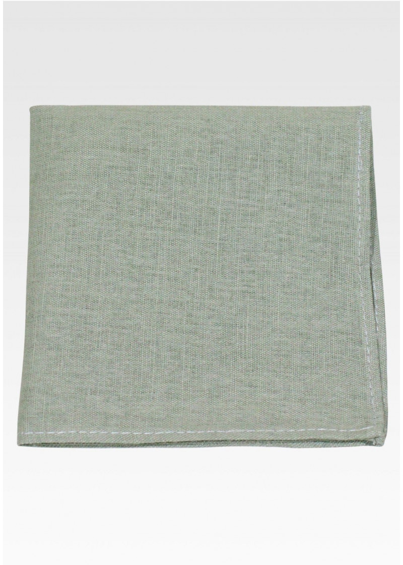 Fazzoletto da taschino in 100% lino (verde lime