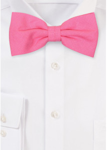 Papillon da uomo in 100% lino (rosa)