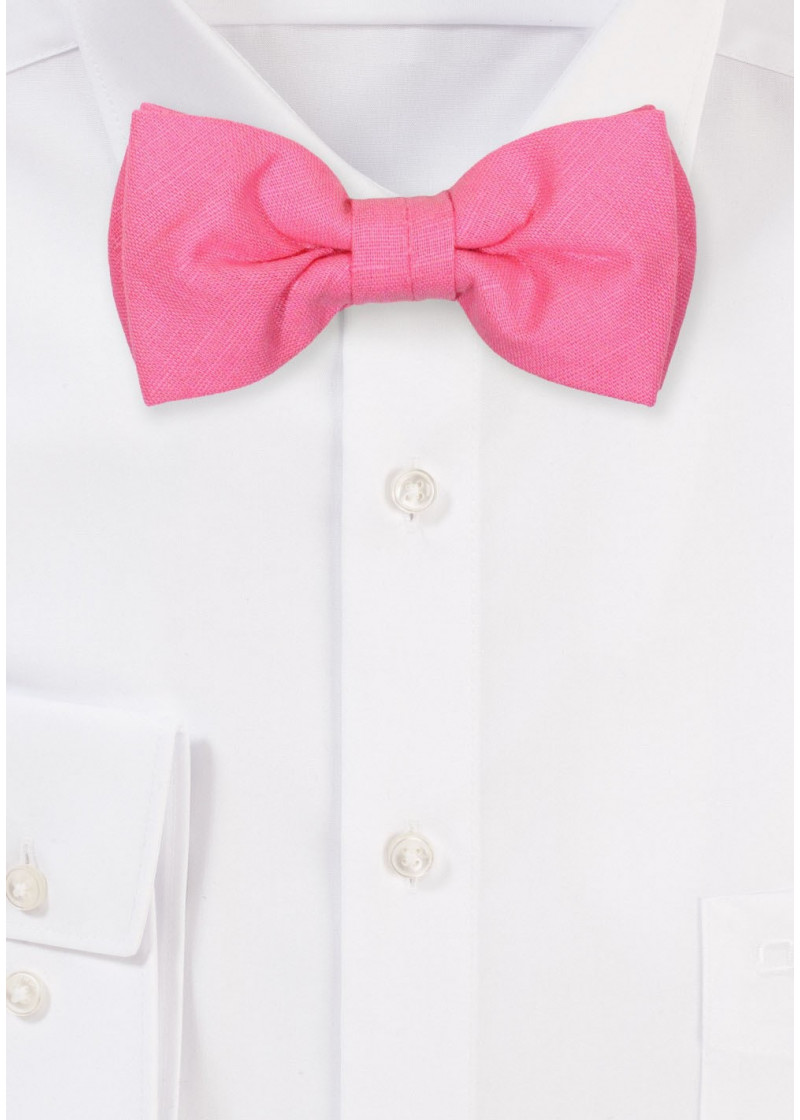 Papillon per bambini in 100% lino (rosa)
