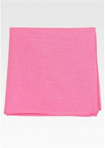 Fazzoletto da taschino in 100% lino (rosa)