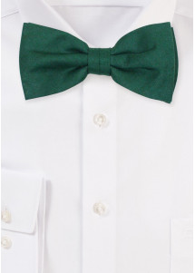 Papillon da uomo in 100% lino (scuro/verde)