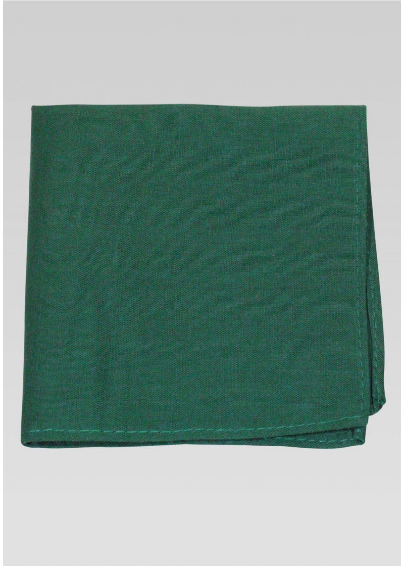 Fazzoletto da taschino in 100% lino (verde/scuro)