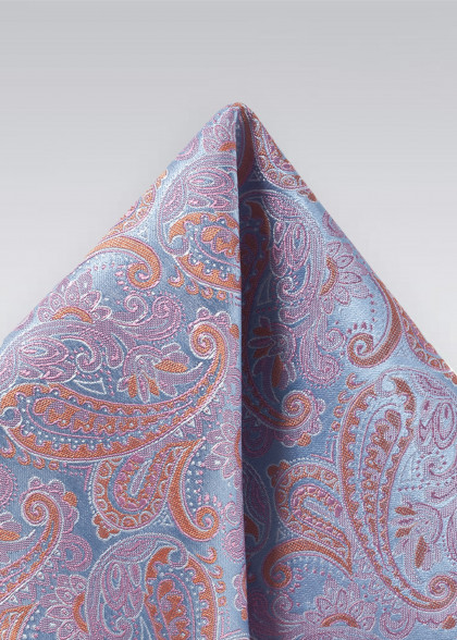 Fazzoletto aus dem gleichen Stoff und Farbe