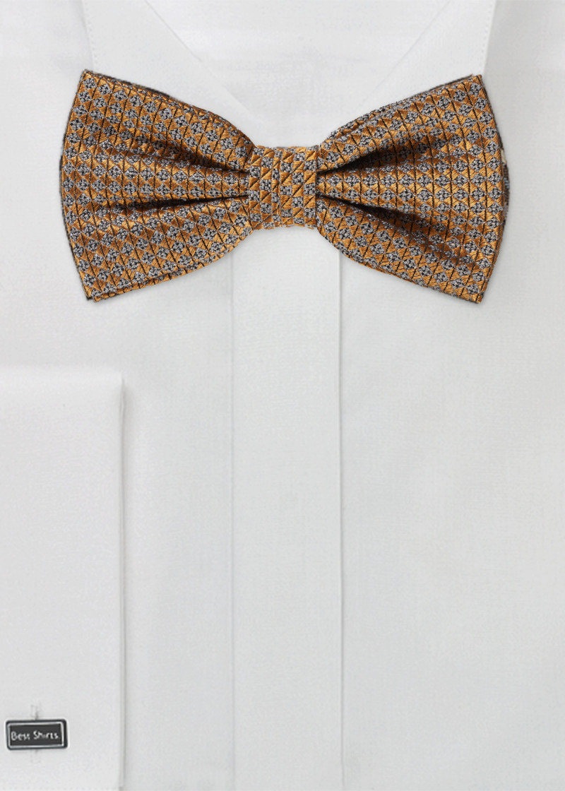 Papillon in seta a trama fine