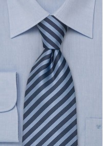 Cravatta XXL jacquard blu