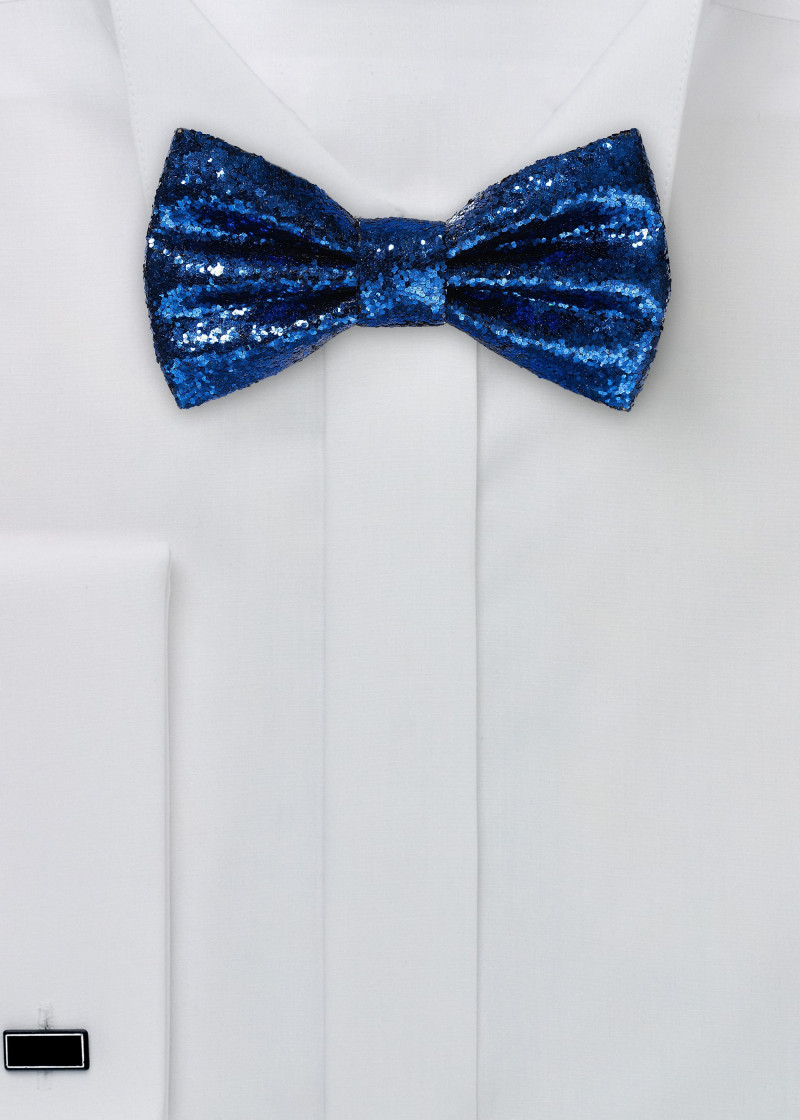 Papillon blu scintillante
