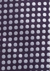 XXL-Krawatte Punkt-Dessin violett