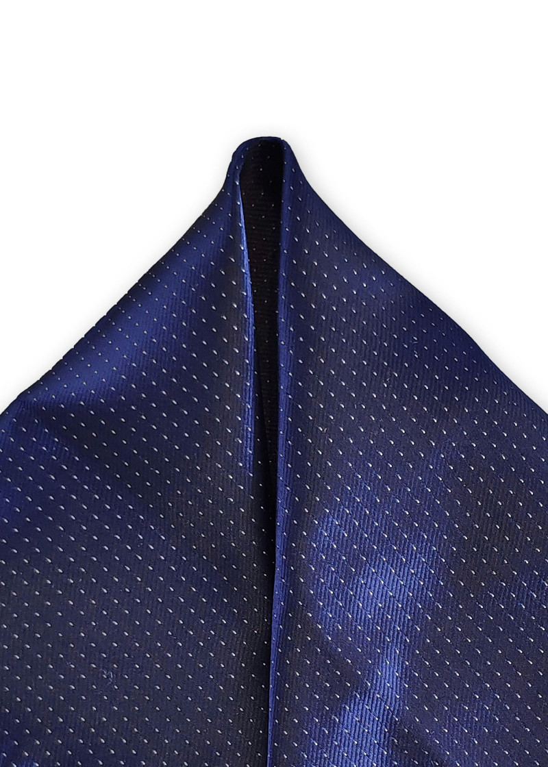 Sciarpa Cavalier a pois blu navy