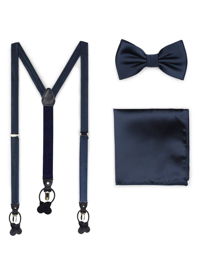 Set regalo bretelle, papillon, sciarpa decorativa