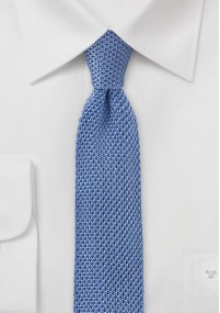 Cravatta seta blu ghiaccio