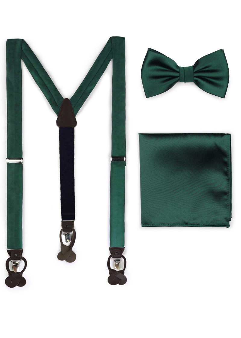 Set regalo bretelle, papillon, fazzoletto da