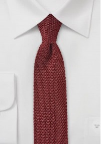 Cravatta seta rosso marroncino