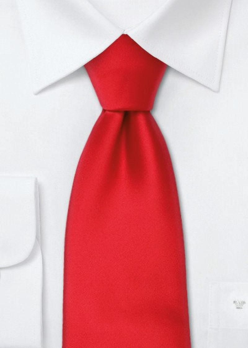 Cravatta clip rossa