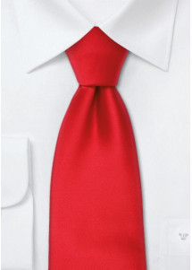 Cravatta business elasticizzata rossa