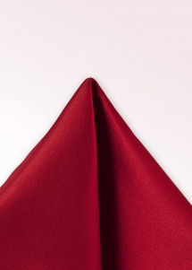 Quadrotto da taschino in rosso intenso