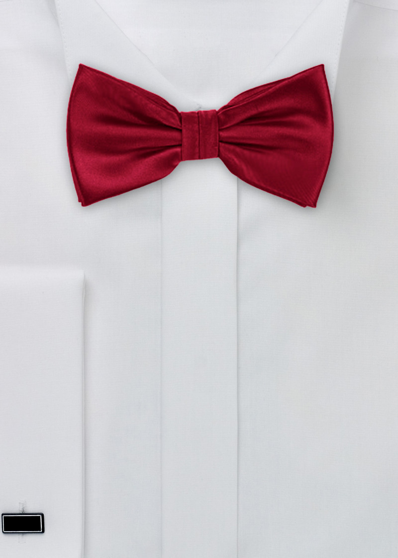 Papillon classico in elegante rosso sherry