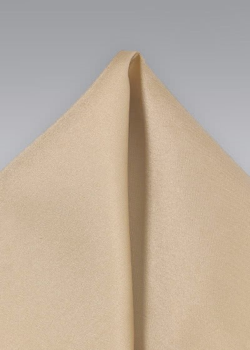 Quadretto da taschino da uomo di colore beige
