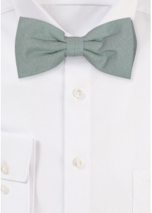 Papillon da uomo in 100% lino (grigio/verde)