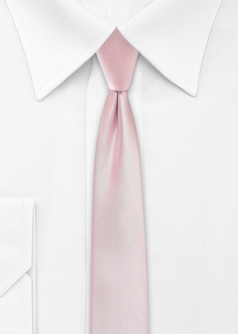 Cravatta business extra slim rosa