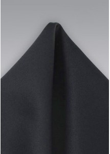 Fazzoletto da taschino in raso nero...