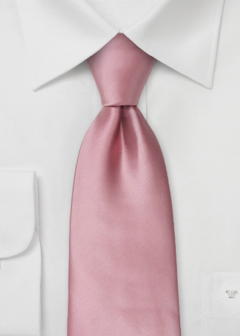 Cravatta microfibra rosè