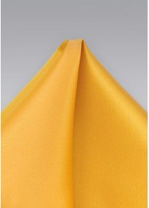 Fazzoletto da taschino in raso giallo oro...