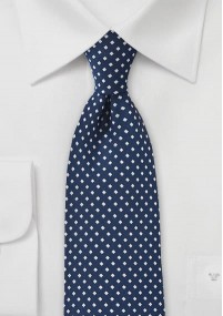 Cravatta rombi blu
