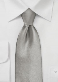 Cravatta clip argento