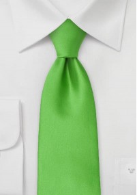 lange Krawatte unifarben grün